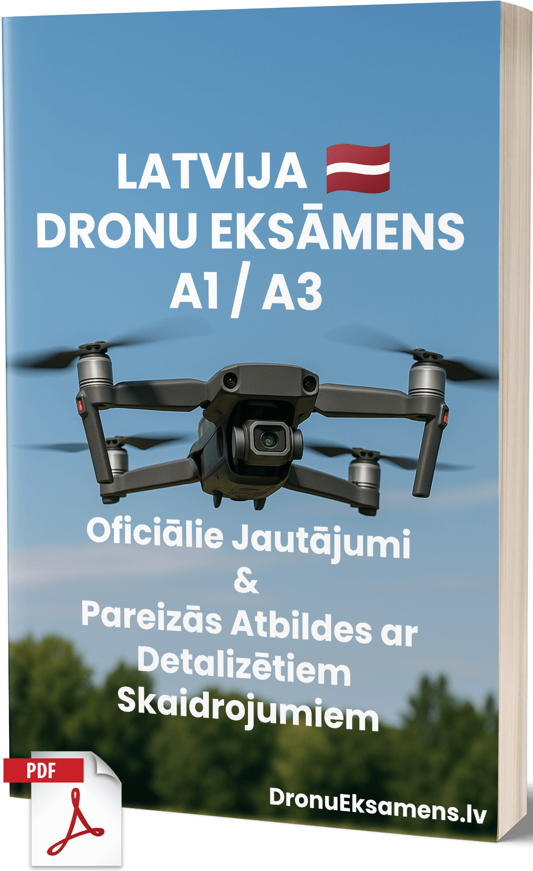 Pareizās atbildes A1/A3 dronu eksāmenam Latvijā – Oficiālie jautājumi un atbildes ar detalizētiem skaidrojumiem - Image 1