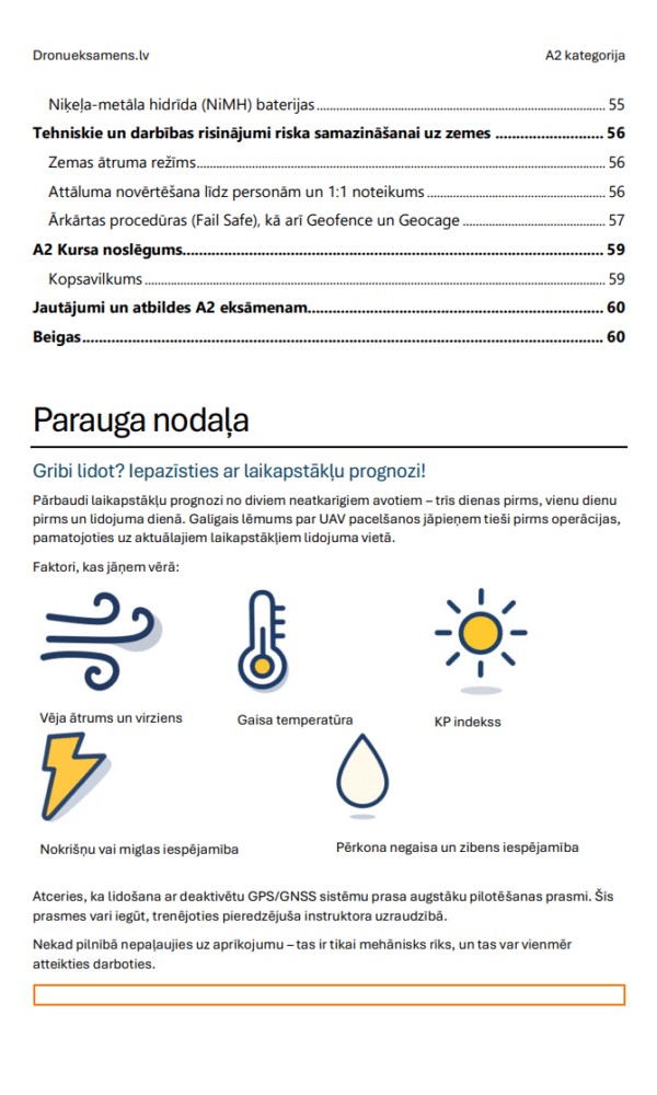 Dronu licence A2 Latvijā – Kurss, oficiālie jautājumi, atbildes un detalizēti skaidrojumi - Image 4
