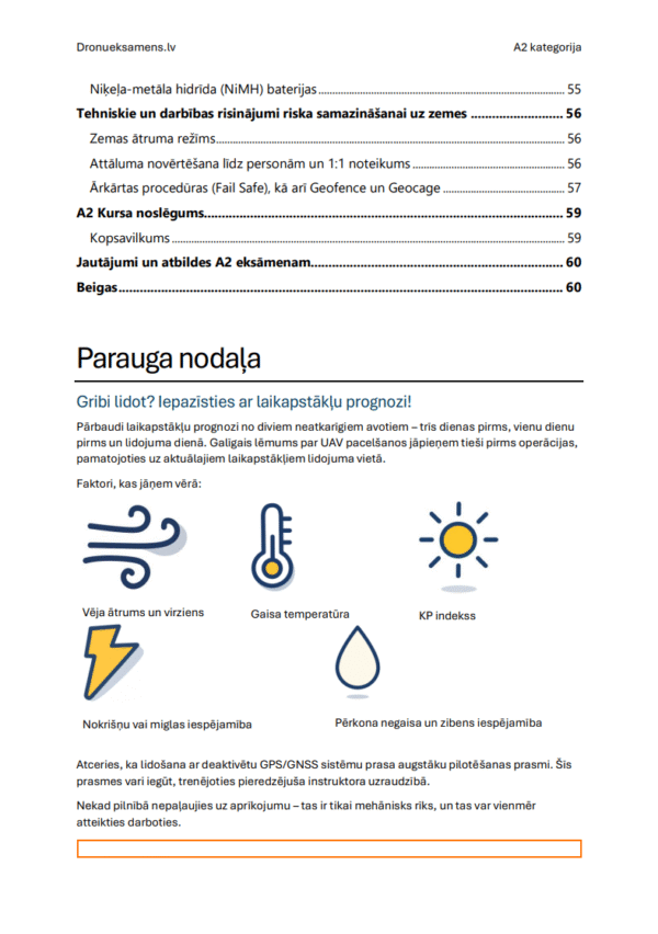 Dronu licence A2 Latvijā – Kurss, oficiālie jautājumi, atbildes un detalizēti skaidrojumi