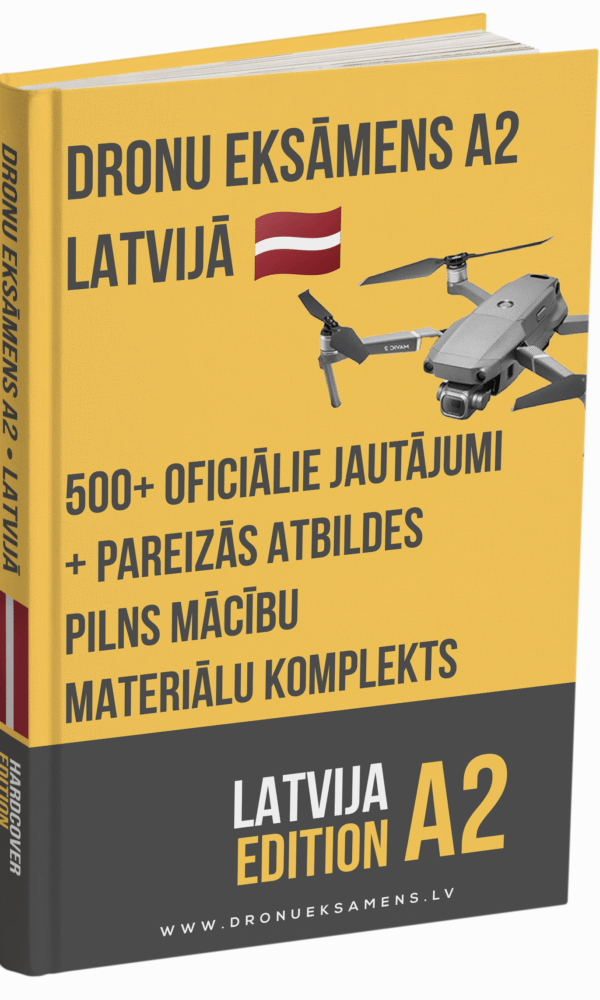 Dronu licence A2 Latvijā – Kurss, oficiālie jautājumi, atbildes un detalizēti skaidrojumi - Image 1