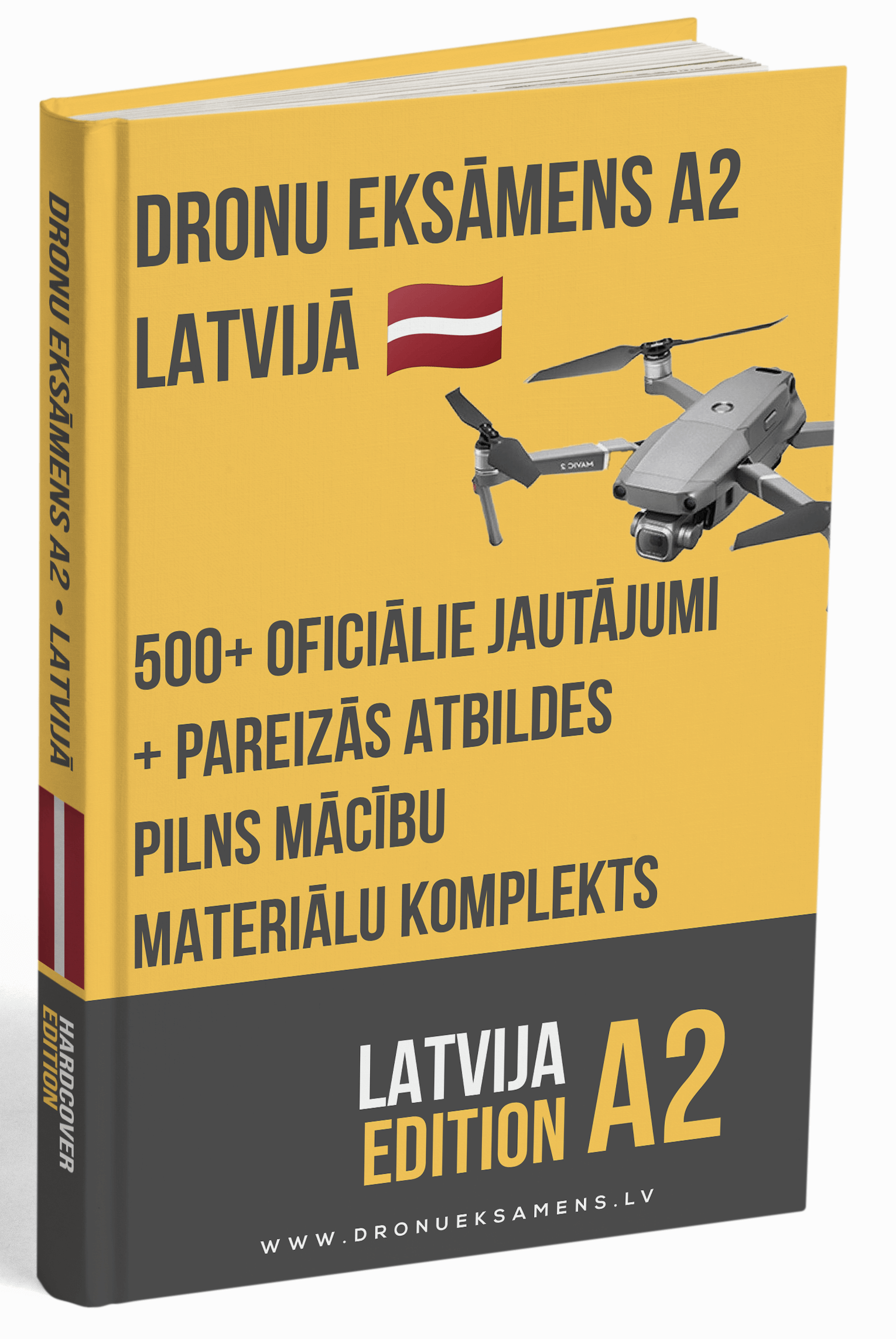 Dronu licence A2 Latvijā – Kurss, oficiālie jautājumi, atbildes un detalizēti skaidrojumi