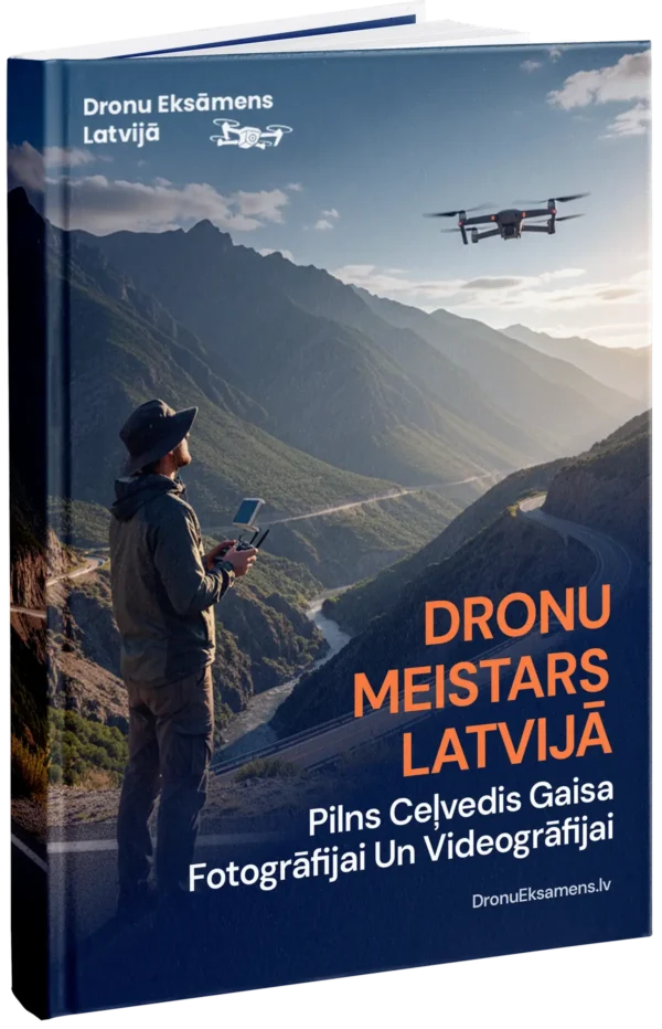 Dronu Meistars Latvijā – Pilns ceļvedis gaisa fotogrāfijai un videogrāfijai